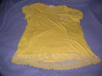 3 Kurzarmshirt mit Spitze Gina Gr. 46, mint, ocker, weinrot Niedersachsen - Schellerten Vorschau