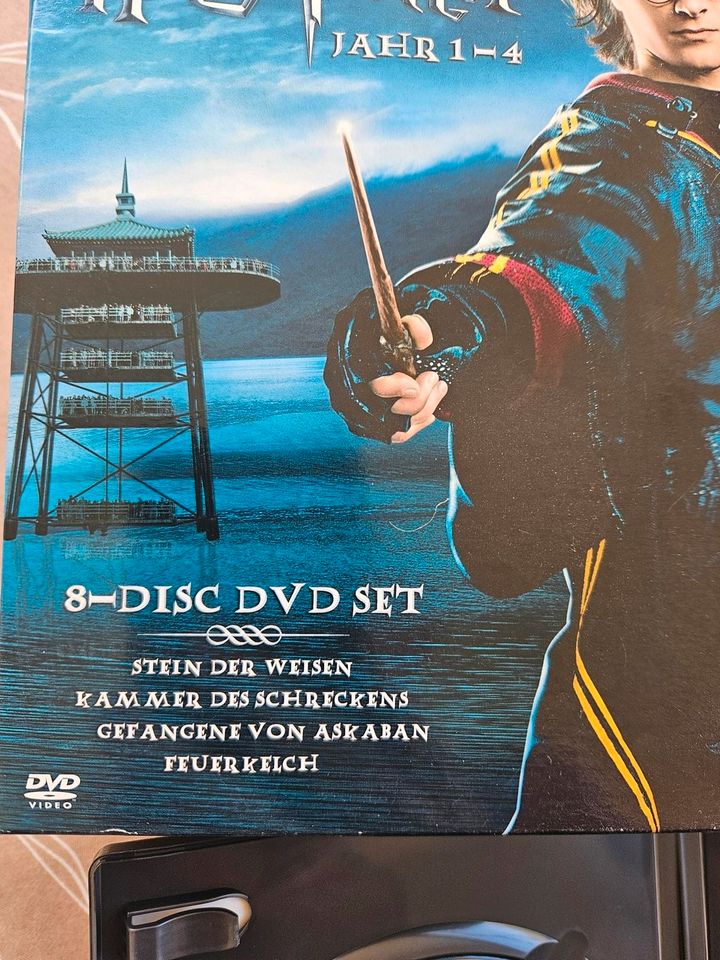 Harry Potter DVD Sammlung Jahr 1-4 in Königsbrunn
