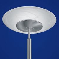 LED Deckenfluter Falun, Lesearm, Nickel-Chrom, Höhe 185 cm, Tastd Bayern - Pfaffing Vorschau