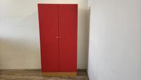 #A DDR Schuhschrank Weißenfels 2000 rot Garderobenschrank Vinyl Sachsen - Burgstädt Vorschau