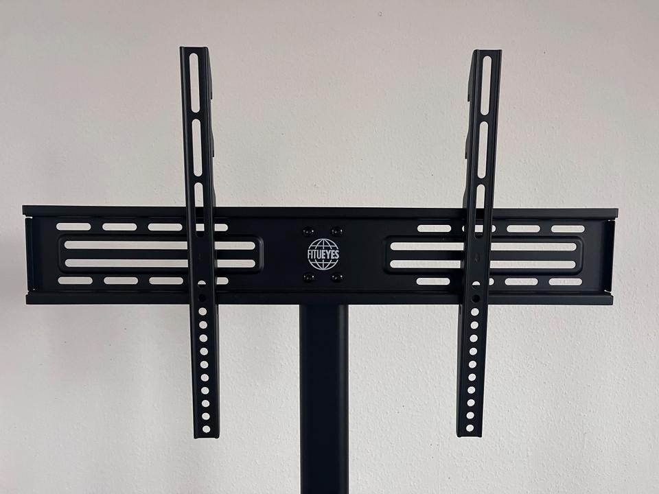 FITUEYES TV Ständer Rollbar 2 Ablagen höhenverstellbar 2024 in Pulheim