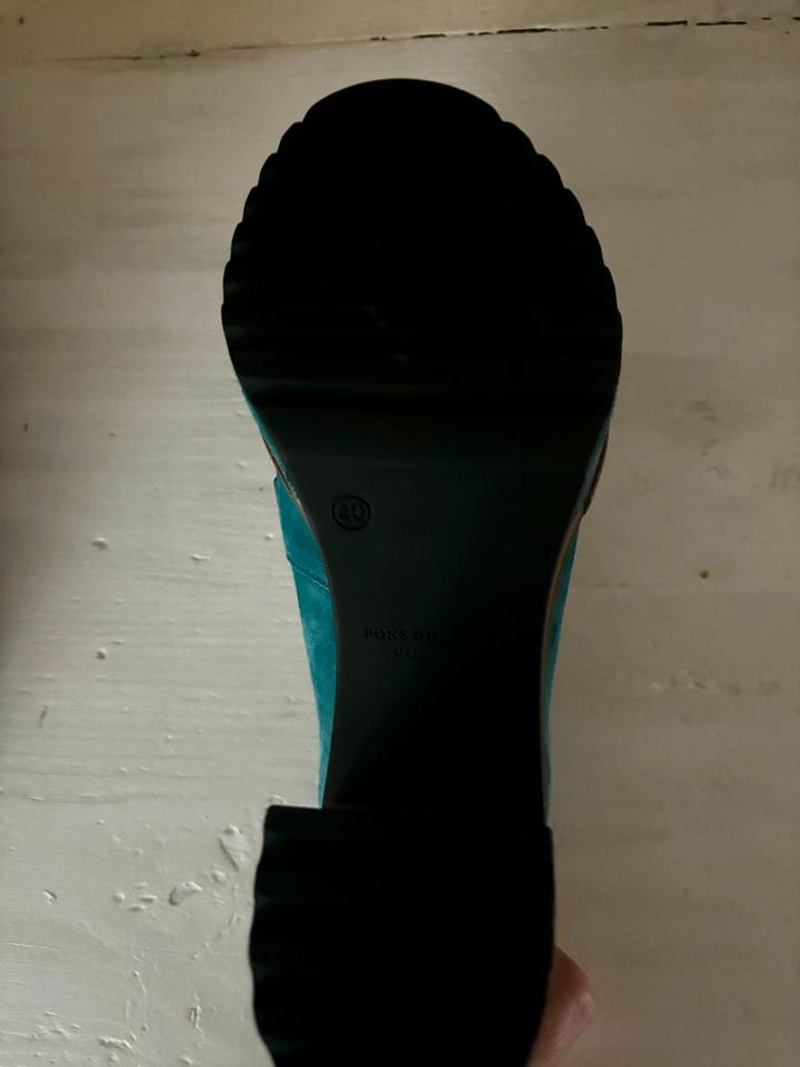 Plateau Schuh Gr 40 türkis Neu in München