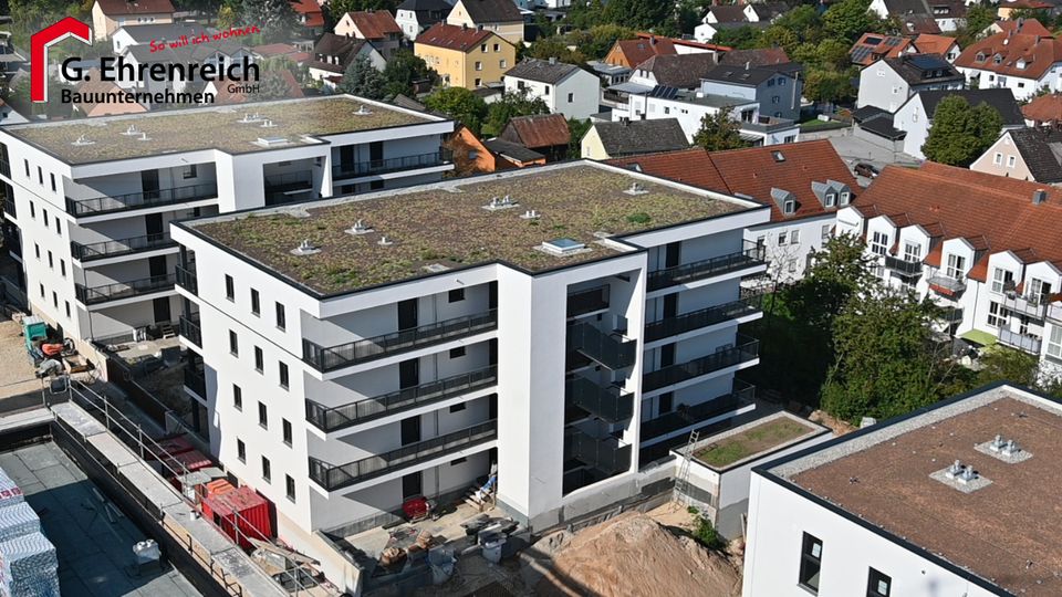 Neubau-Eigentumswohnungen in 93133 Burglengenfeld "Spitalgärten", teilmöbliert mit Südwest-Balkon in Burglengenfeld