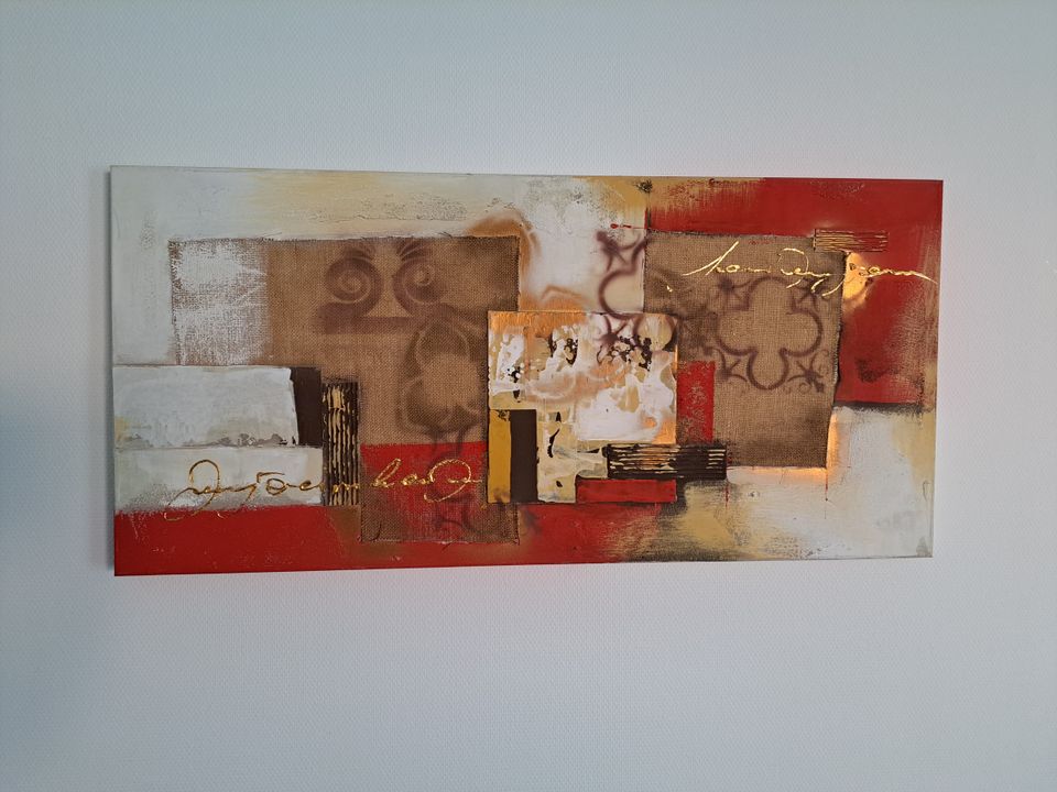 Acrylbild / Abstraktes Bild auf Keilrahmen 115 x 55 cm TOP in Ellerau 