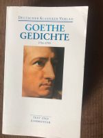 Goethe Gedichte 1756-1799 Germanistik Poesie Sammlung Hannover - Mitte Vorschau