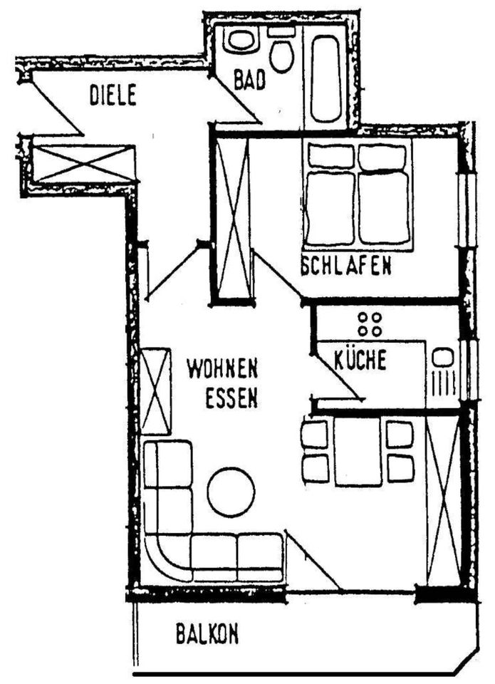 Eigentumswohnung 2 Zimmer Michelstadt in Michelstadt