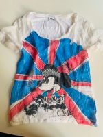 Mickey T Shirt aus Seide & Leinen mit Glitzersteinen Berlin - Mitte Vorschau