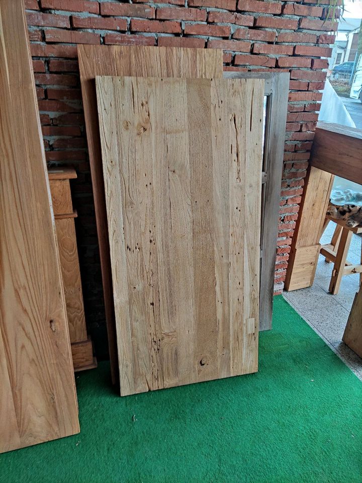 Tischplatte Esstisch Küchentisch Couchtisch massiv rec Teak Holz in Duisburg