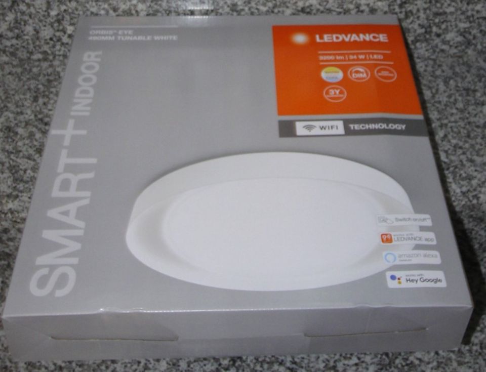 LEDVANCE LED Deckenleuchte rund Wifi SMART+ in Weiß 49cm in Wenden