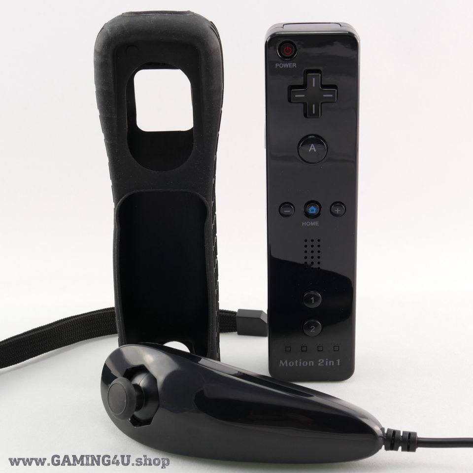 2 in 1 Remote Motion Plus Controller, Nunchuk für Nintendo Wii in Aulendorf