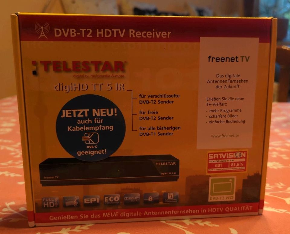 Telestar digiHD TT 5 IR DVB-2 Resiever in Nortorf