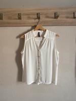 Takko Bluse Blusentop weiß creme Chiffon Gr. S 36 Nordrhein-Westfalen - Heinsberg Vorschau