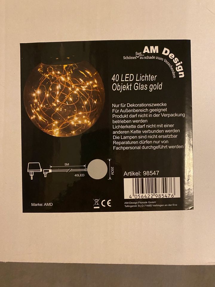 AM Design 40 LED Lichter im Glas in Kreis Pinneberg - Borstel-Hohenraden |  eBay Kleinanzeigen ist jetzt Kleinanzeigen