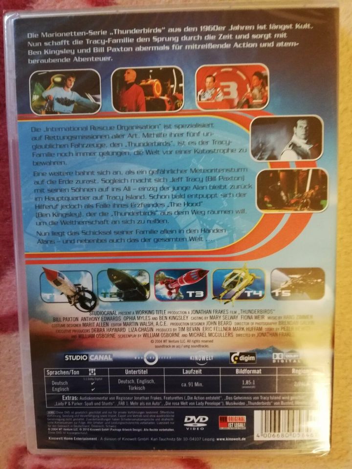 thunderbirds, film, dvd, 2010, neu und original verpackt in Westerrönfeld