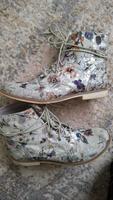 Schnürstiefel Stiefeletten Gr. 41 Damen Blumen Glitzer festlich Thüringen - Wasungen Vorschau