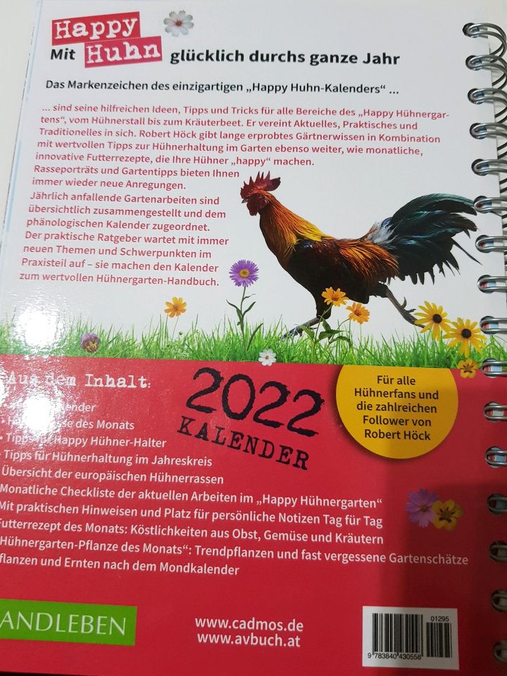Happy Huhn Kalender 2022 in Wermelskirchen