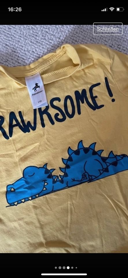 Junge Kleiderpaket ShirtsDinosaurier Dinos T-Rex Lang/Kurzarm in Rostock