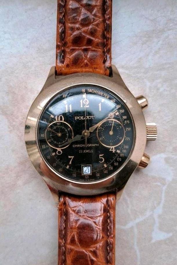 Uhr Poljot SU 3133 Sekonda Chronograph 23 jewels Armbanduhr in Hamburg Wandsbek kleinanzeigen
