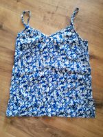 Süßes Top Trägertop Sommertop blau weiß Blumen von Pieces in XS Baden-Württemberg - Göppingen Vorschau