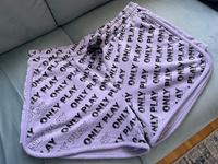 Only Damen kurze Hose Shorts Stoff lila L 4042 Hessen - Großkrotzenburg Vorschau