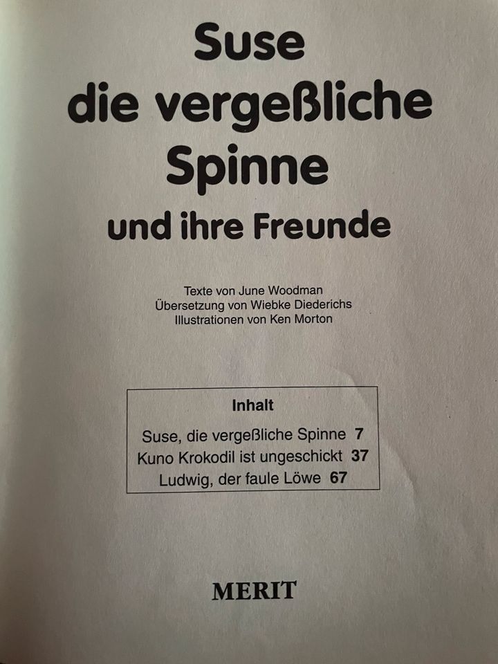 Suse die vergessliche spinne und ihre Freunde in Owschlag