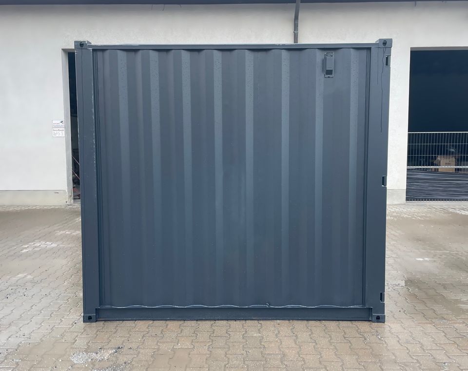 9ft Minicontainer neuwertig RAL 7021 Materialcontainer mieten in Nürnberg (Mittelfr)