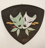 Keto Keramik Wandteller Masken 50er 60er Jahre seltene Form Essen - Essen-Ruhrhalbinsel Vorschau