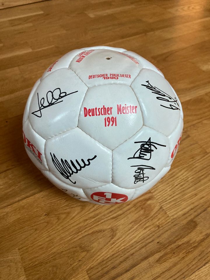 Autogramme 1. FC Kaiserslautern 1992/1993 FCK Fanartikel Fußball in Lahr (Schwarzwald)