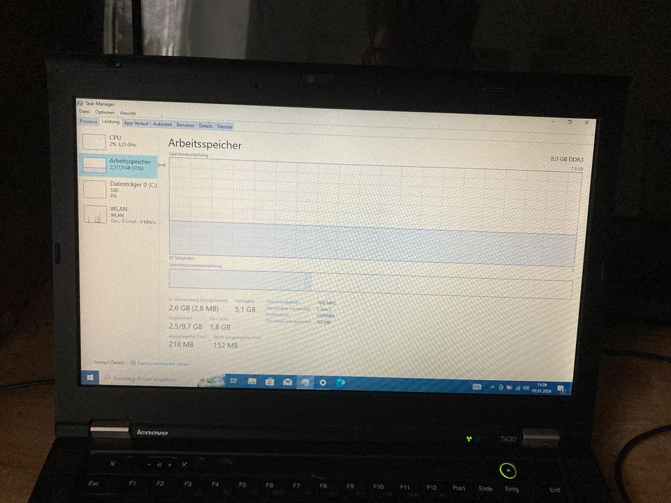 Lenovo Thinkpad T430 Intel I7 8 GB DDR 3 in Radevormwald