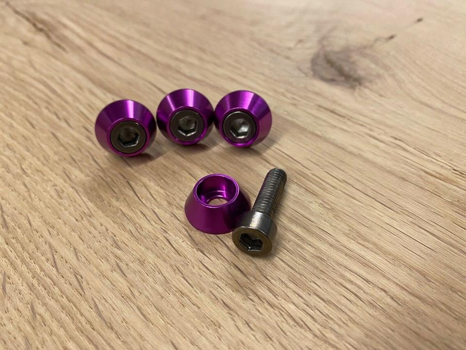 Purple M6 Titan Schrauben Alu Cantilever SHIMANO XTR M900 kult in Wunstorf