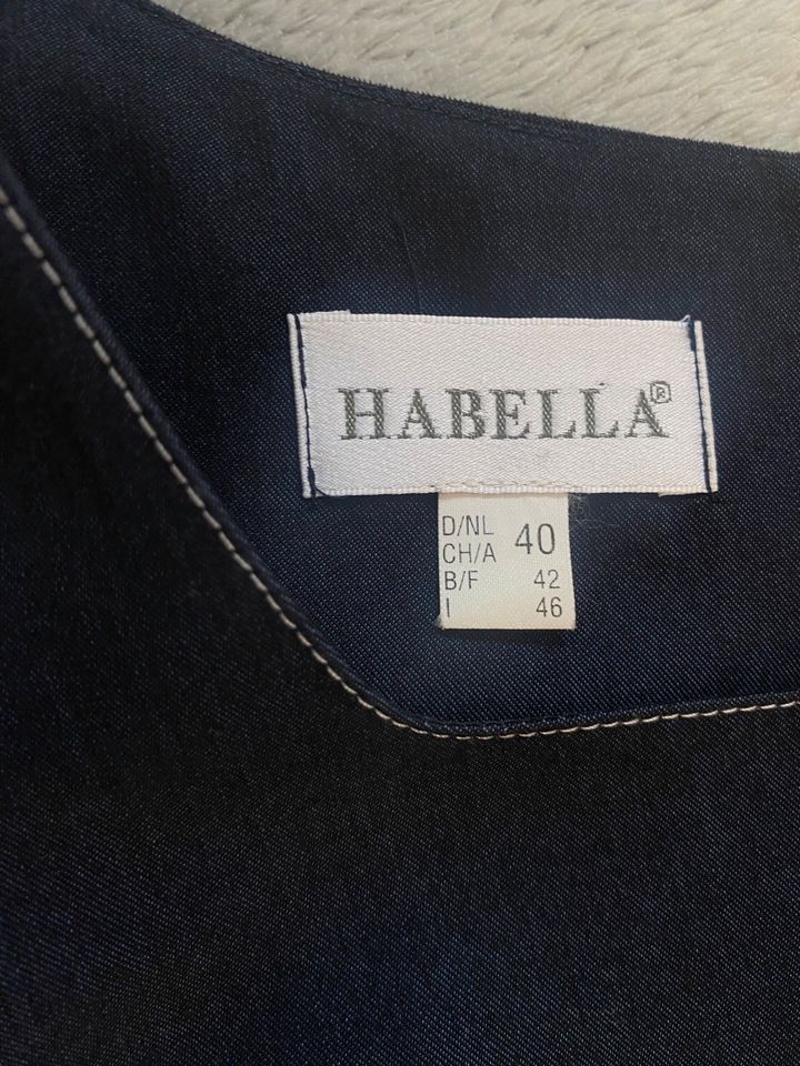 Dunkelblaues Sommerkleid von Habella/ Gr. 40 L/ schönes Kleid! in Neuenkirchen