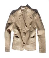 Lederjacke Damen Gr: 44 / S Beige Echteder Basic Line Casual Berlin - Mitte Vorschau