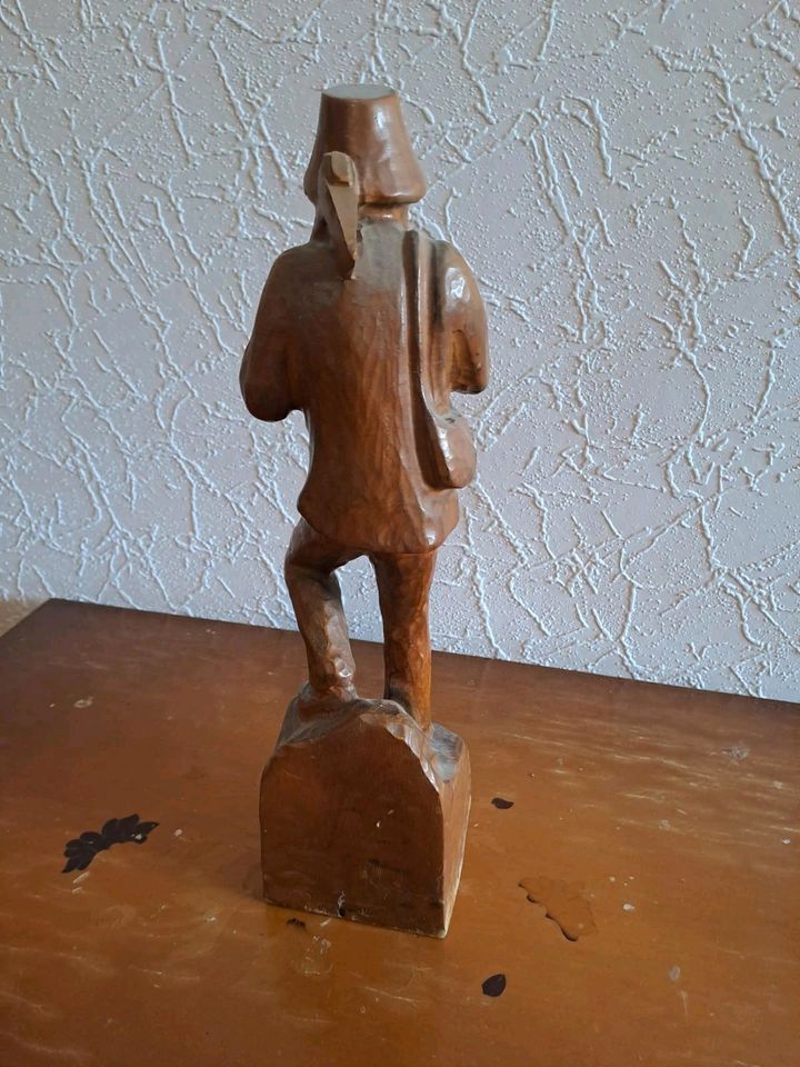 Holzfigur Arbeiter in Saarwellingen