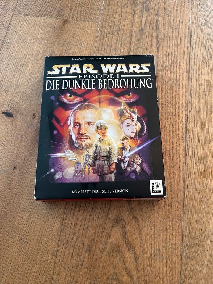 Star Wars Die dunkle Bedrohung PC Spiel 1999 LucasArts Big Box in München