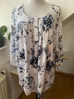 Schwarz weiss blaue Fair Lady Bluse Tunika Shirt Größe 44 XXL Bayern - Attenkirchen Vorschau