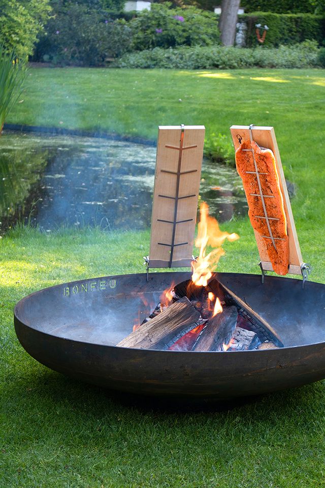 BonBowl 100 Corten BonFeu Feuerschale Plancha Feuerschale Grill in Stuhr