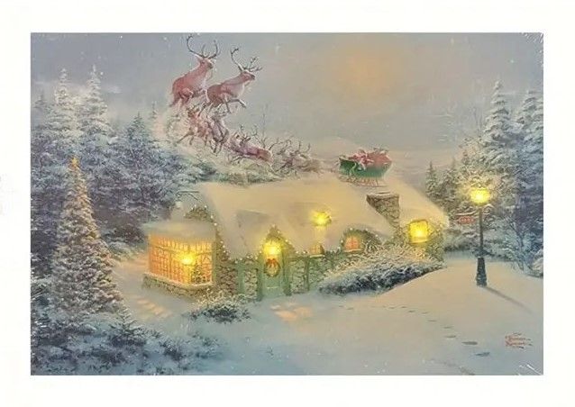 Leinwandbild Poster Weihnachts-Winterzeit versch. Bilder & Größen in Flintsbach am Inn
