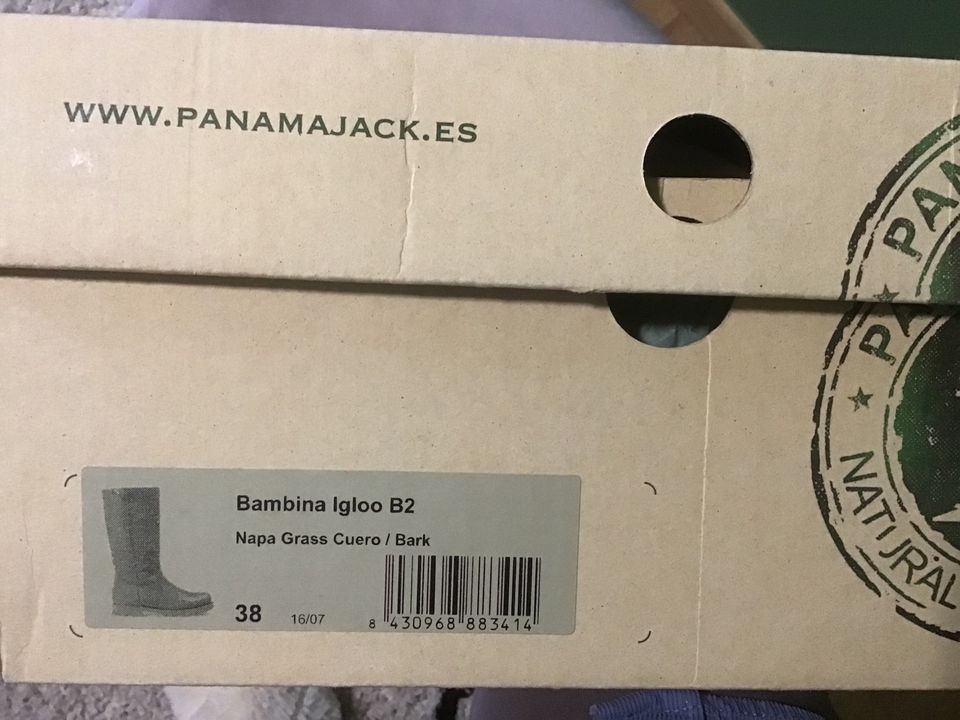 Panama Jack Stiefel Cognac Größe 38 in Hamm