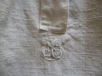 Leinenhemd mit Monogramm , antikes Leinenhemd Niedersachsen - Hoya Vorschau