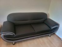 Ledersofa schwarz 200cm x 85 cm Bayern - Grafenau Vorschau