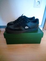 Schwarze Lacoste Schuhe Sneaker gr.43 Niedersachsen - Emsbüren Vorschau