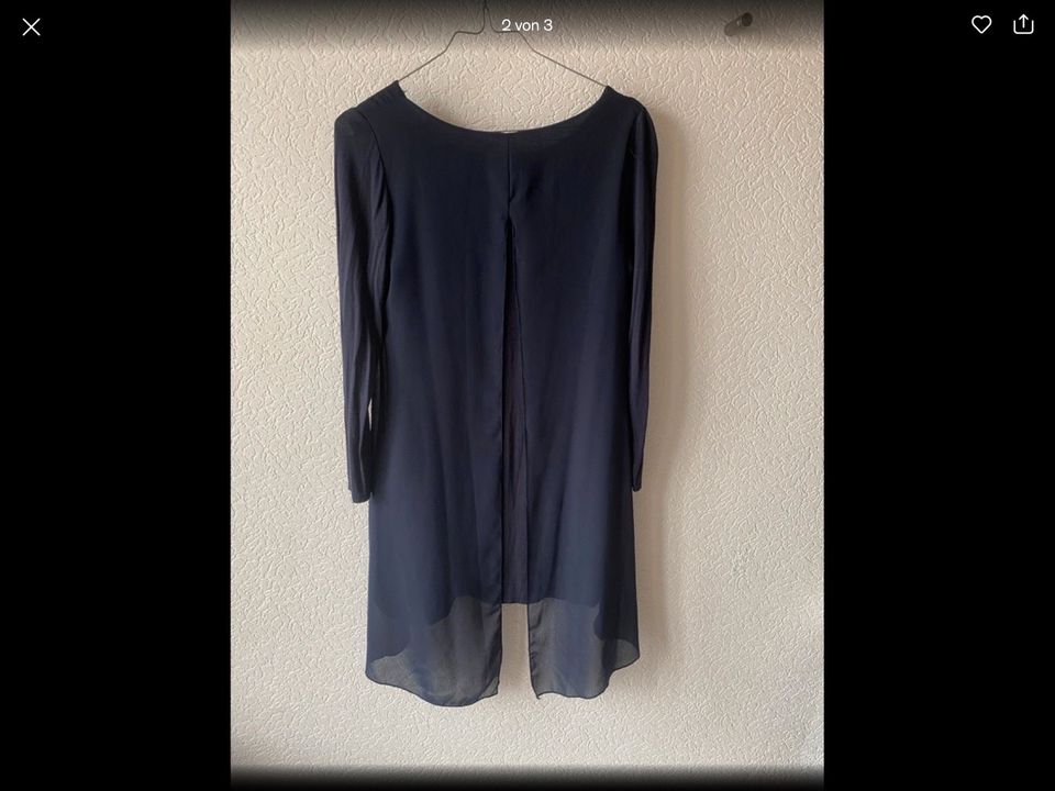 Tunika NEU Lagenlook Longshirt Langbluse blau ProntoModa in Hattersheim am Main