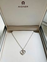 Aigner 925 Silber Collier Kette Anhänger Swarovski Echtsilber Nordrhein-Westfalen - Kreuztal Vorschau