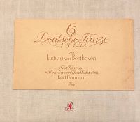 Noten, Deutsche Tänze, Beethoven, für Klavier Berlin - Pankow Vorschau