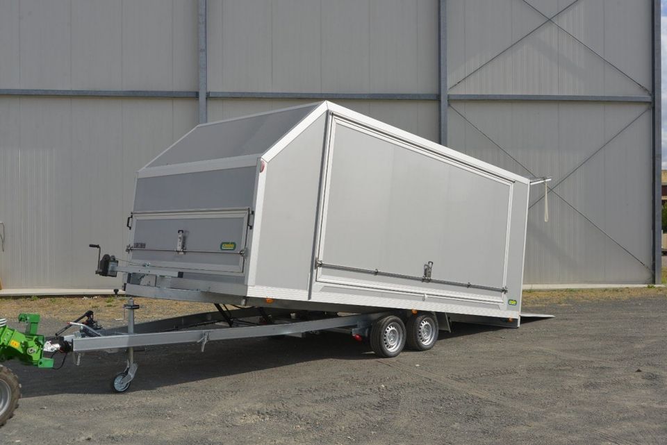 ❗❗❗SONDERPREIS ❗❗❗ UNSINN UKF 5423-35-13 FAHRZEUGTRANSPORTER geschlossen Kfz-Trailer Anhänger FTK 3554-13-2350 3448 3,5t Autotrailer Tieflader Box Koffer Rennsport Tuning Rennwagen Finanzierung in Leipzig