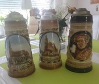 Schöne alte Bierkrüge mit Zinndeckel (alle 3) Berlin - Charlottenburg Vorschau