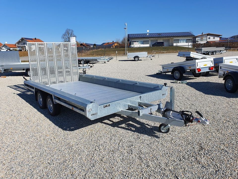 Baumaschinentransporter Hulco TERRAX-3.394x180 | 3500kg| hohe LK in Untergriesbach