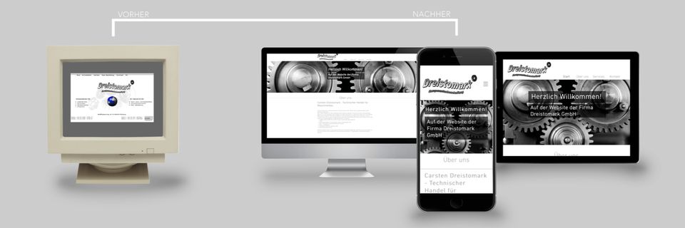 Website Neugestaltung | WordPress Redesign / Modernisierung Wix TYPO3 Joomla Jimdo Contao in Kamen