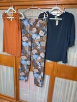 Set Sommerhose floral mit Shirts Top h&m 36 Schleswig-Holstein - Bad Oldesloe Vorschau