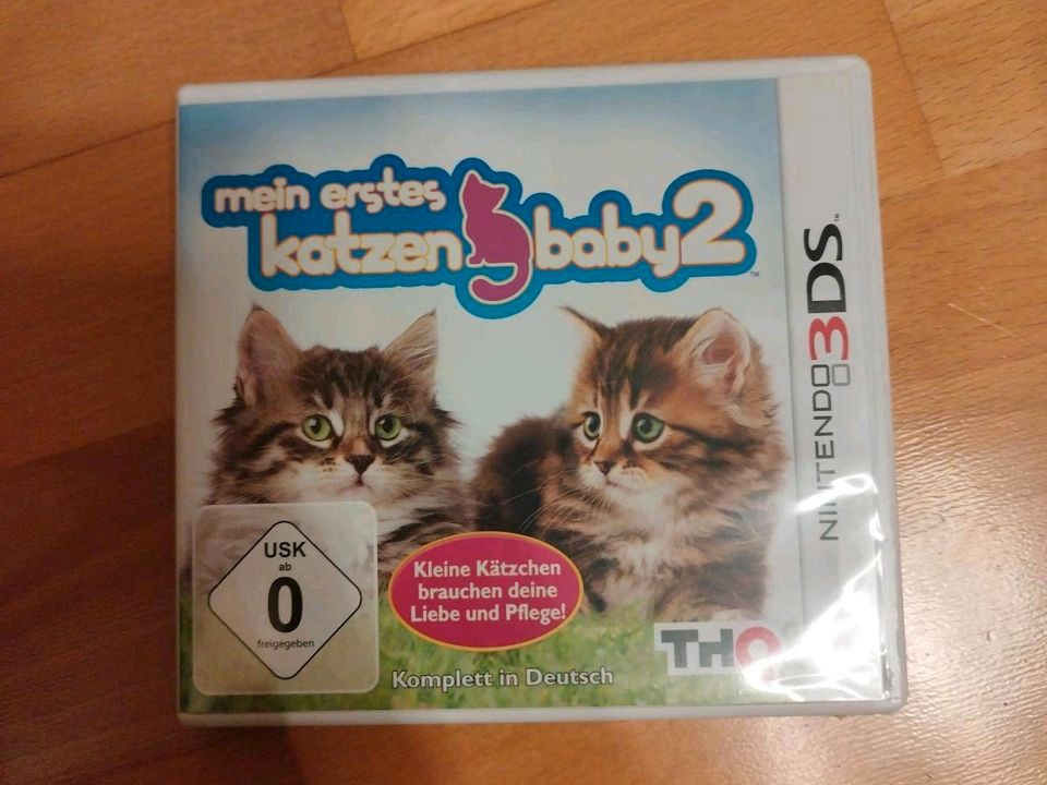 Hunde & Katzen Nintendo 3DS Spiele, USK 0 in Aindling